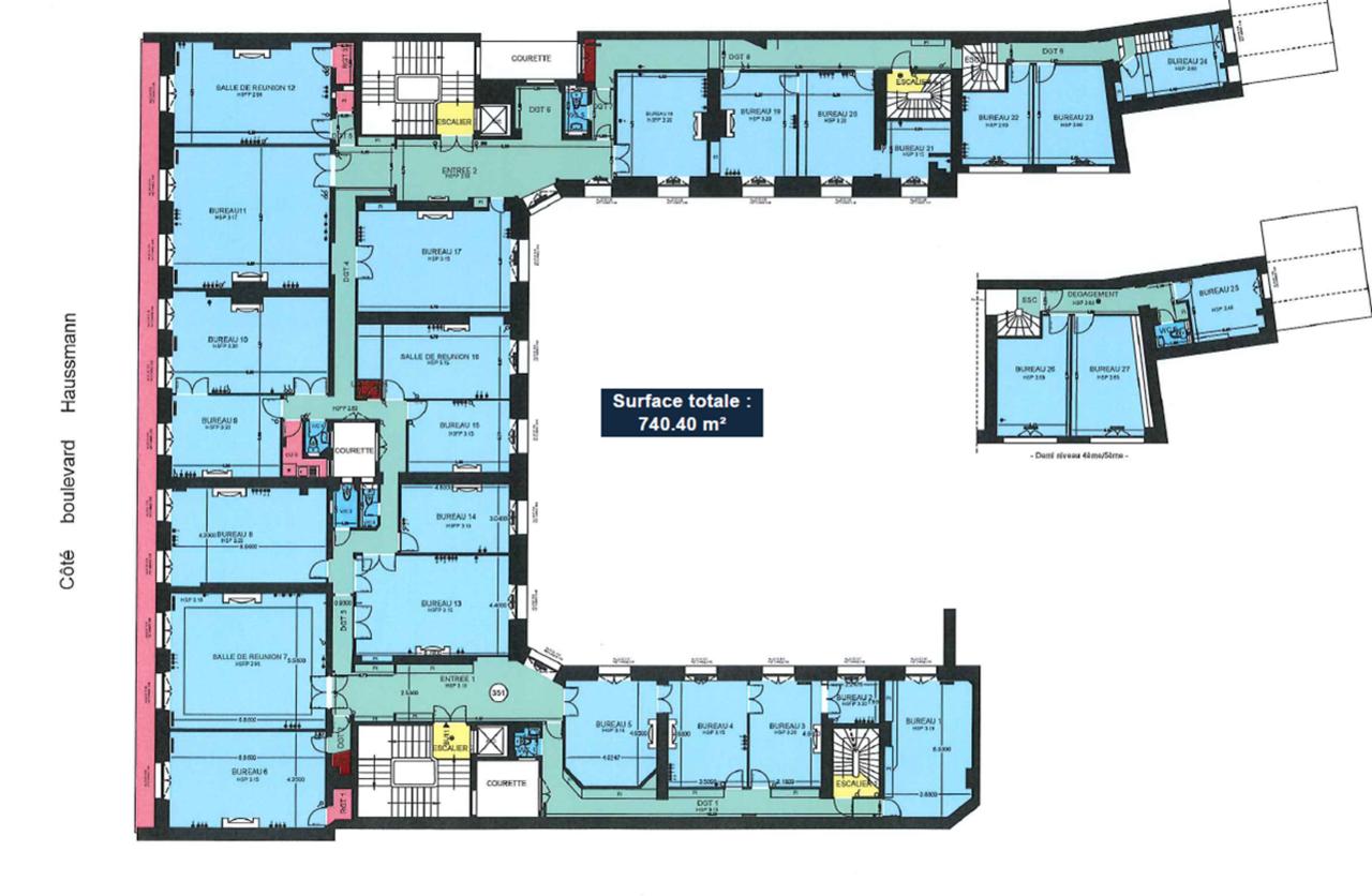 Bureau Paris 1477m² Location bureau Paris OLBUR2309219 18